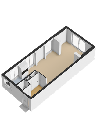 Floorplan - Emile Hullebroeckstraat 41D, 3543 BZ Utrecht